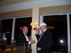 Torskemaster Dick Johnson, NBC 5 News Anchor and Reporter Receives Cap and Honorary Torske Klub membership